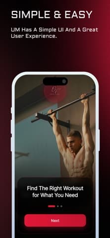 OF Performance application screen 3