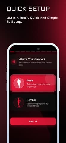 OF Performance application screen 4