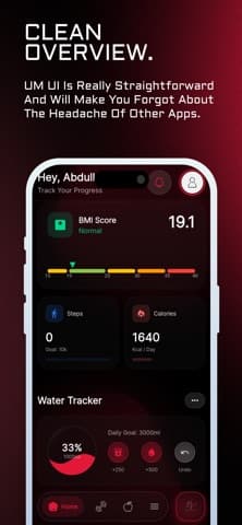OF Performance application screen 6