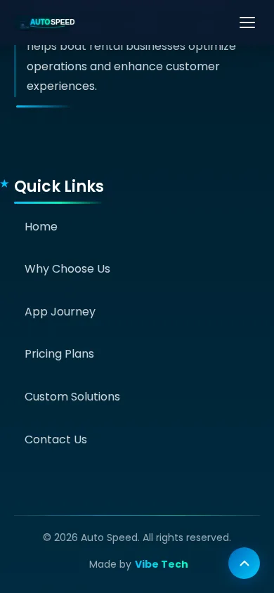 AUTO SPEED — رحلة تطبيق العميل