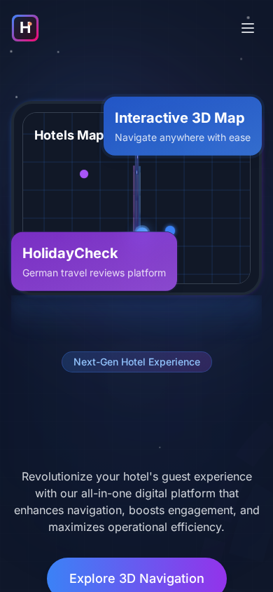 HOTELS MAP — دخول المنتج على الموبايل