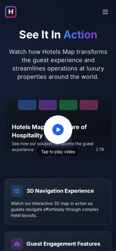 HOTELS MAP — مميزات تجربة الضيف على الموبايل