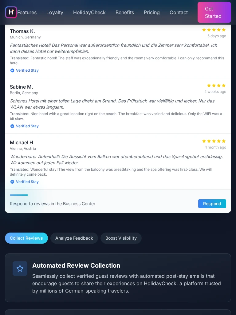 HOTELS MAP — رحلة تكامل السمعة على التابلت