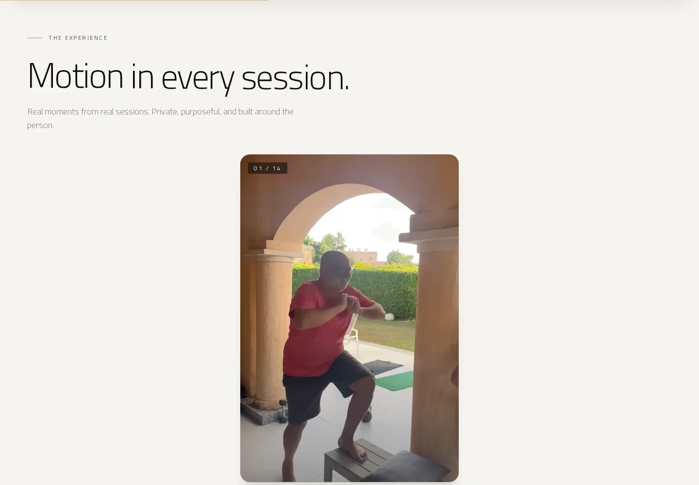 MOVE WITH OMAR — تجربة عربية RTL