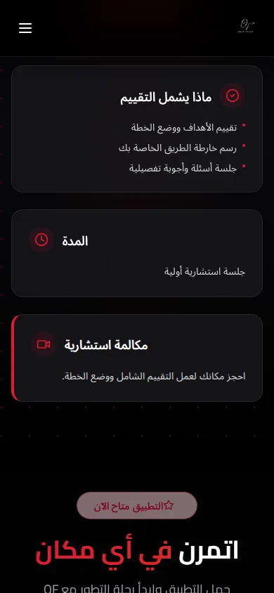 OF PERFORMANCE — معمارية خدمات متخصصة